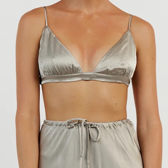 Dissh satin bralette (NWT) - Picture 3 of 3